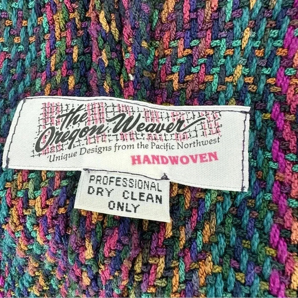 Handwoven shawl- the Oregon Weaver - Picture 4 of 8